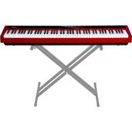 	Pianos numériques portables - NUX - NPK-200 (ROUGE)