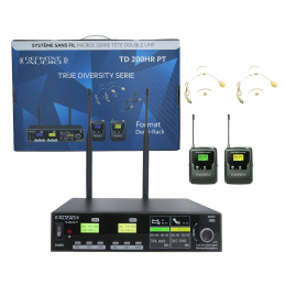 	Micros serre-tête sans fil - Definitive Audio - TD 200HR PT