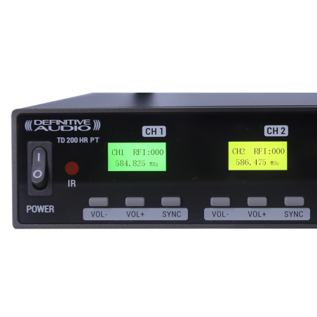 Micros serre-tête sans fil - Definitive Audio - TD 200HR PT