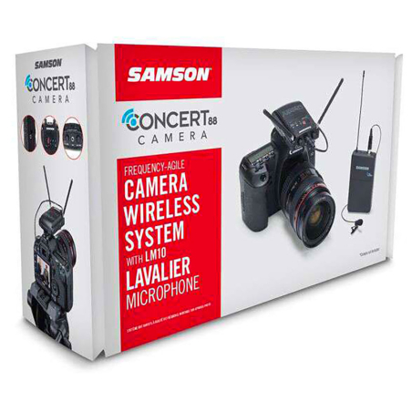 Micros pour caméras sans fil - Samson - CONCERT 88 CAMERA LAVALIER...