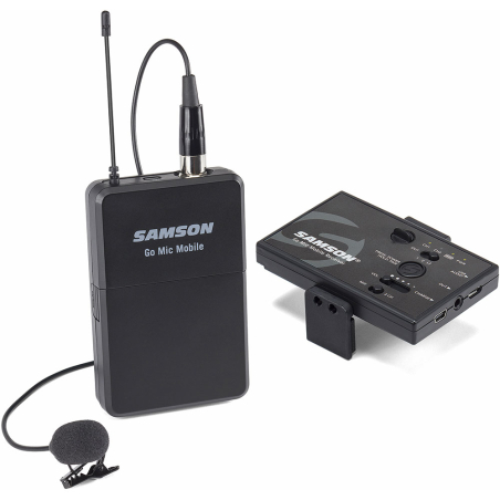 Micros pour caméras sans fil - Samson - GO MIC MOBILE LAVALIER