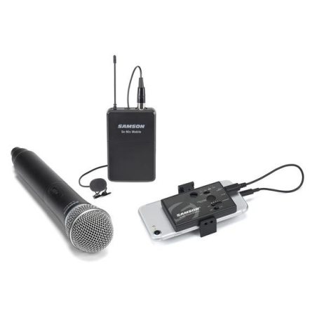 Micros pour caméras sans fil - Samson - GO MIC MOBILE HANDHELD