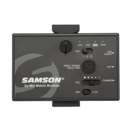 	Micros pour caméras sans fil - Samson - GO MIC MOBILE HANDHELD