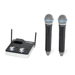 Micros chant sans fil - Samson - CONCERT 288m DUAL HANDHELD...