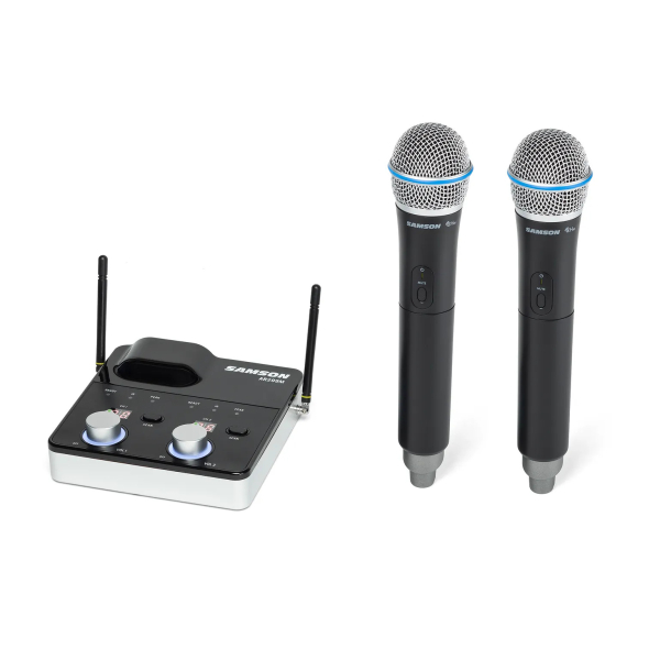Micros chant sans fil - Samson - CONCERT 288m DUAL HANDHELD...
