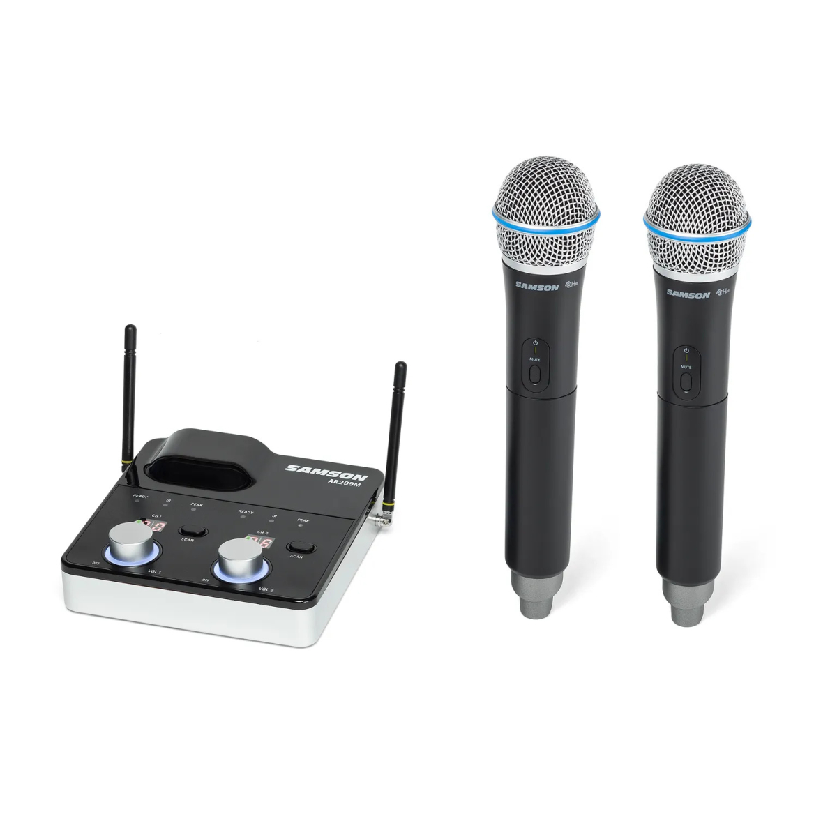 Micros chant sans fil - Samson - CONCERT 288m DUAL HANDHELD...