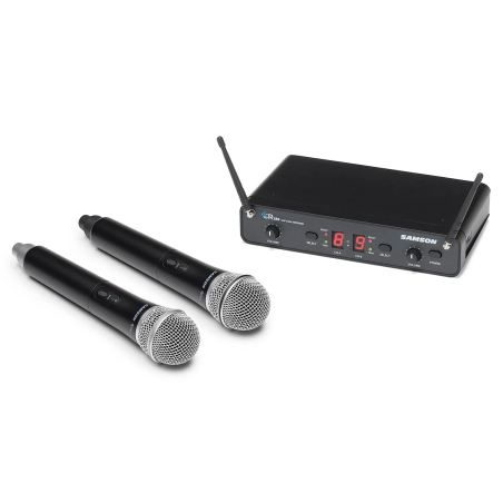 Micros chant sans fil - Samson - CONCERT 288 DUAL HANDHELD -...