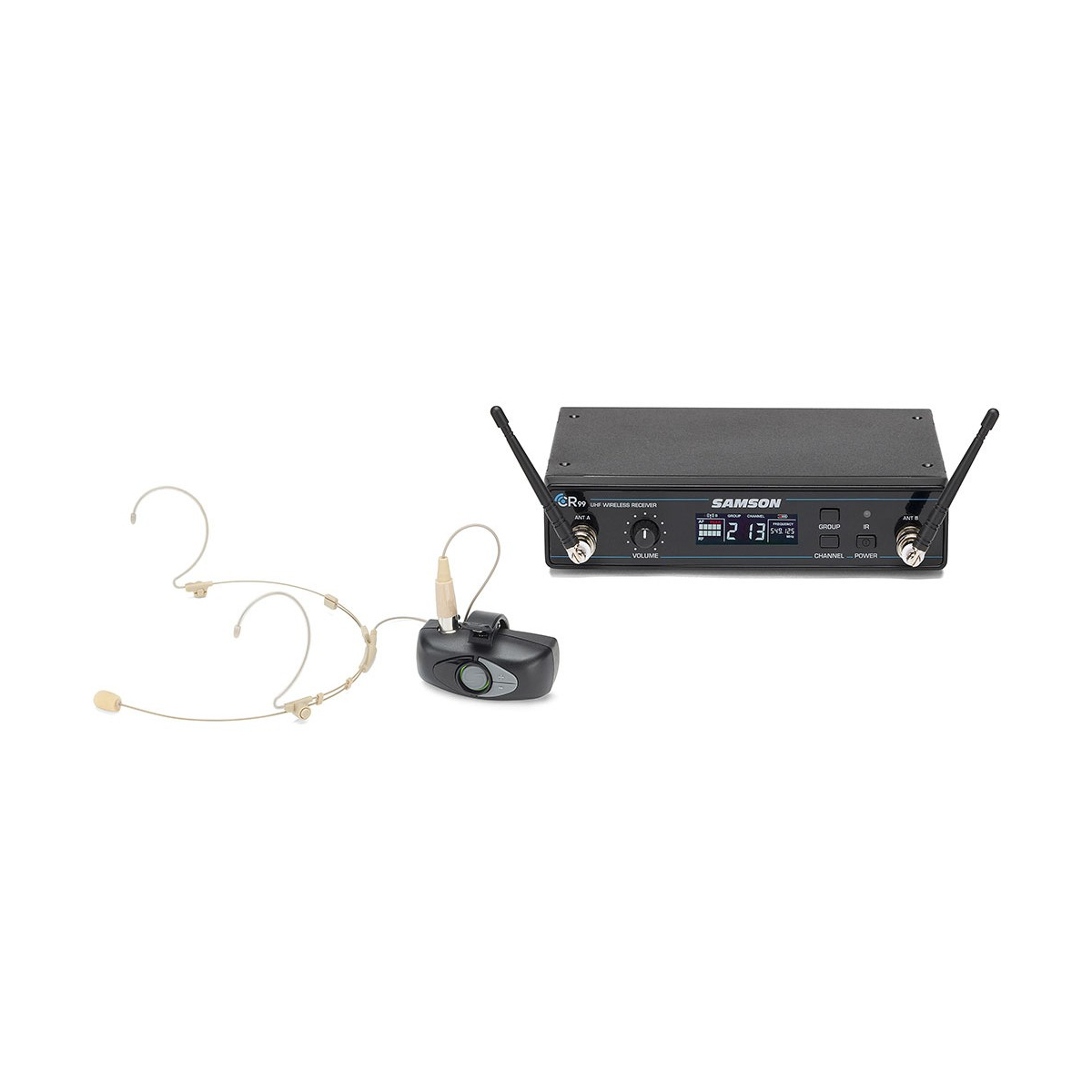 Micros serre-tête sans fil - Samson - AIRLINE AHX HEADSET - G...