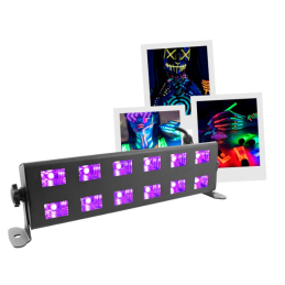 Lumières noires - BoomTone DJ - UV LED BAR 12X1W