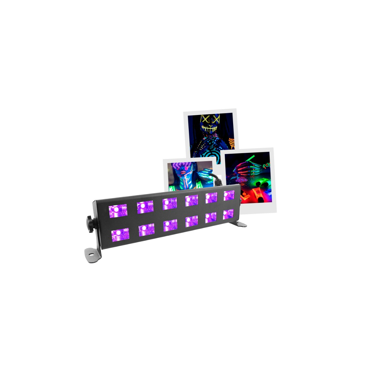 Lumières noires - BoomTone DJ - UV LED BAR 12X1W