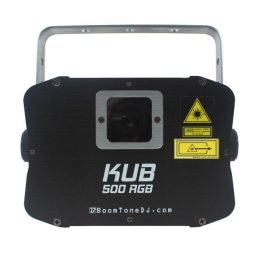 	Lasers multicolore - BoomTone DJ - KUB 500 RGB