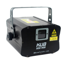 Lasers multicolore - BoomTone DJ - KUB 500 RGB