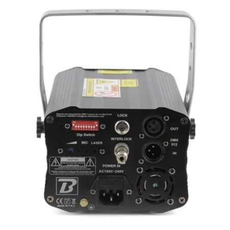 Lasers multicolore - BoomTone DJ - KUB 255 RGB