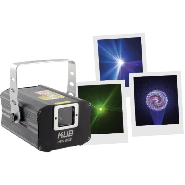 Lasers multicolore - BoomTone DJ - KUB 255 RGB