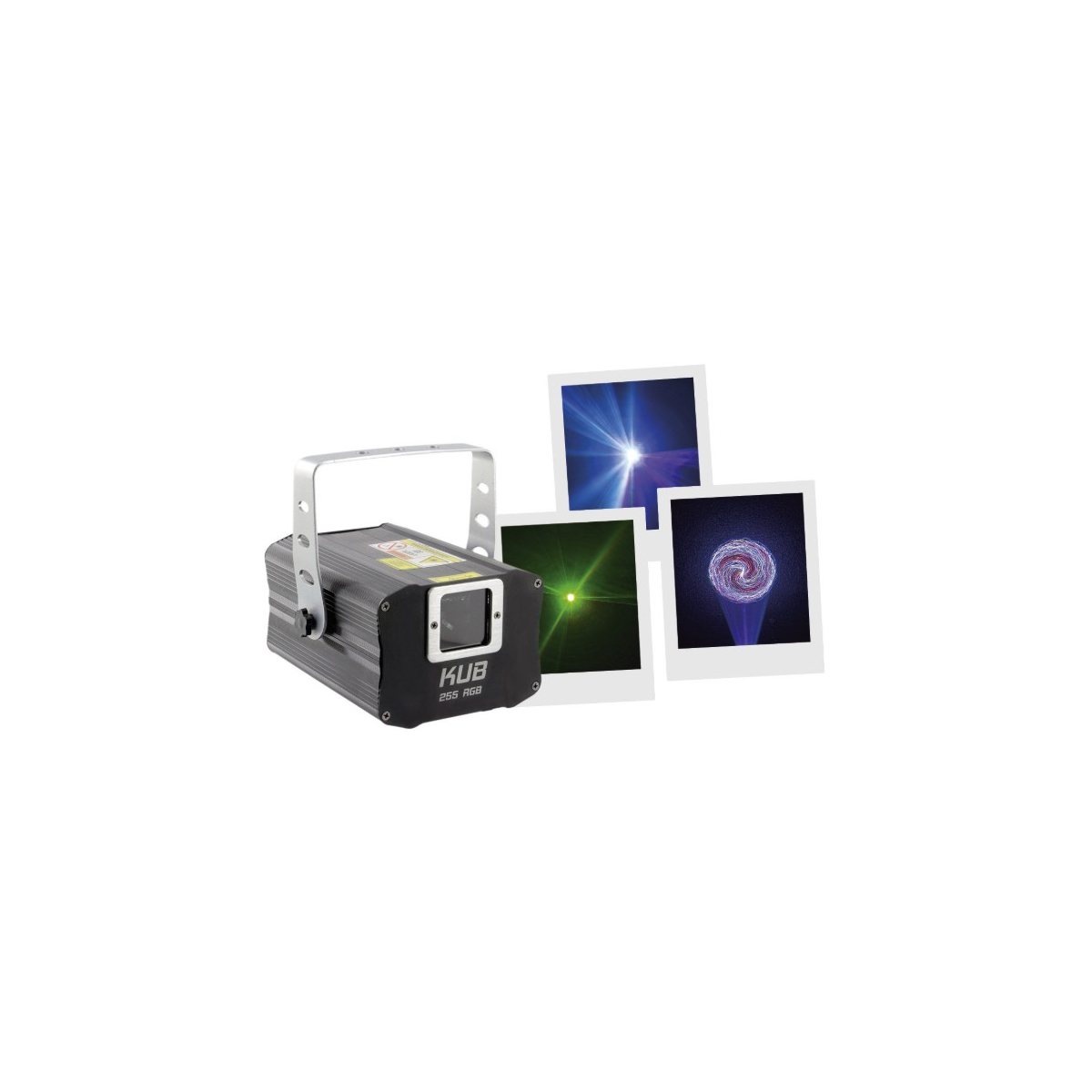 Lasers multicolore - BoomTone DJ - KUB 255 RGB