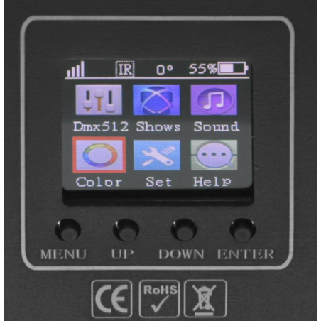 Projecteurs sur batteries - BoomTone DJ - EZ-BOX 4x15W