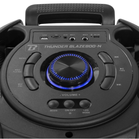 Enceintes Bluetooth Portables - BoomTone DJ - Thunder Blaze 800-N