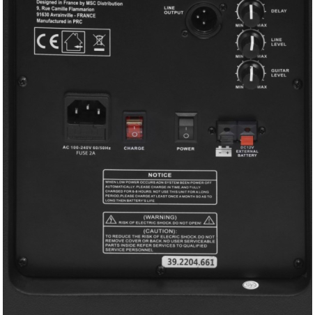 Sonos portables sur batteries - BoomTone DJ - TravelSound15-VHF