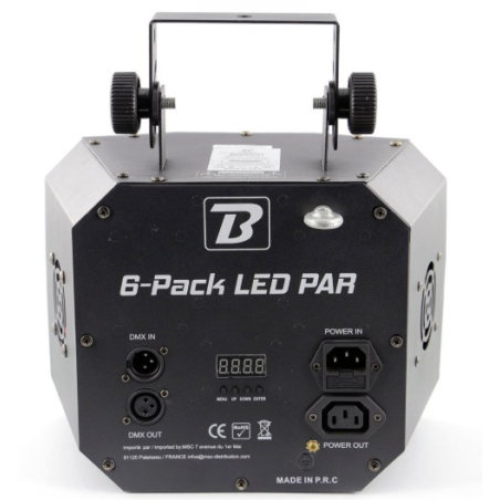Jeux de lumière LED - BoomTone DJ - 6 Pack LED PAR