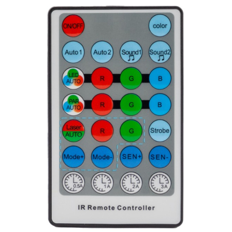 Jeux de lumière LED - BoomTone DJ - LightShow-BAT