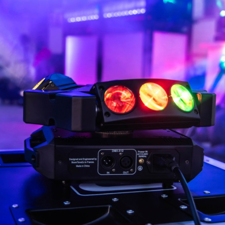 Jeux de lumière LED - BoomTone DJ - Ludipocket TRI 360