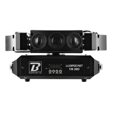 Jeux de lumière LED - BoomTone DJ - Ludipocket TRI 360