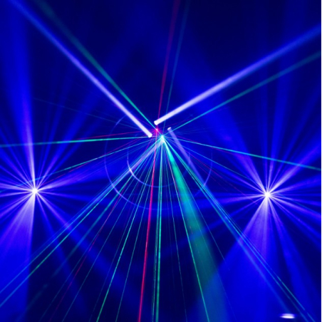 Jeux de lumière LED - BoomTone DJ - UFO-Quad