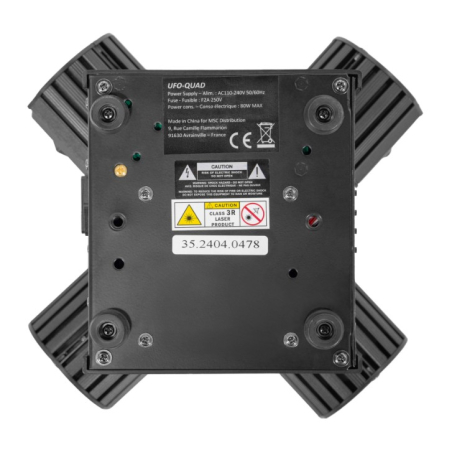 Jeux de lumière LED - BoomTone DJ - UFO-Quad