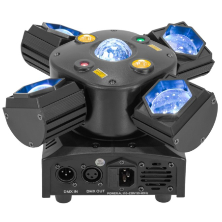 Jeux de lumière LED - BoomTone DJ - UFO-Quad