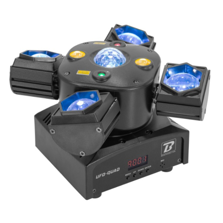 Jeux de lumière LED - BoomTone DJ - UFO-Quad