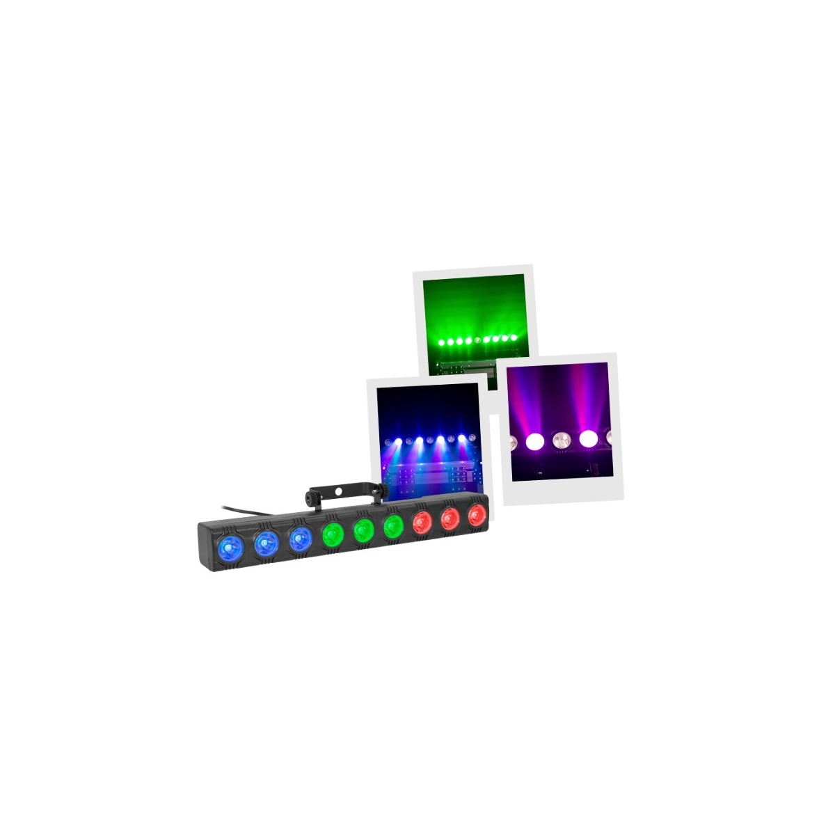 Barres led RGB - BoomTone DJ - ColorBar 9x3W RGB