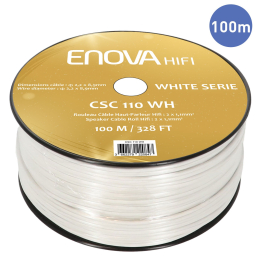 Câble hauts parleurs au mètre - Enova Hifi - CSC 110 WH (100m)