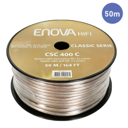 	Câble hauts parleurs au mètre - Enova Hifi - CSC 400 C (50m)