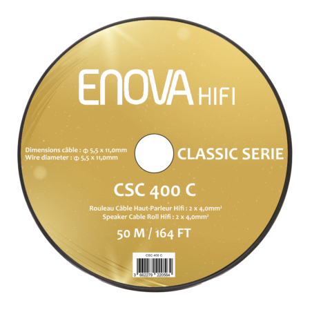 Câble hauts parleurs au mètre - Enova Hifi - CSC 400 C (50m)