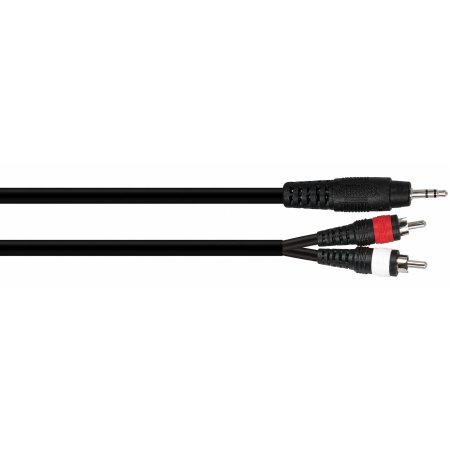 Câbles JACK 3,5 / RCA - Power Acoustics - Accessoires - CAB 2062 (1,5m)