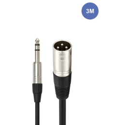 Câbles JACK 6,35 / XLR - Power Acoustics - Accessoires - CAB 2028 (3m)