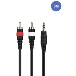 	Câbles JACK 3,5 / RCA - Power Acoustics - Accessoires - CAB 2063 (3m)