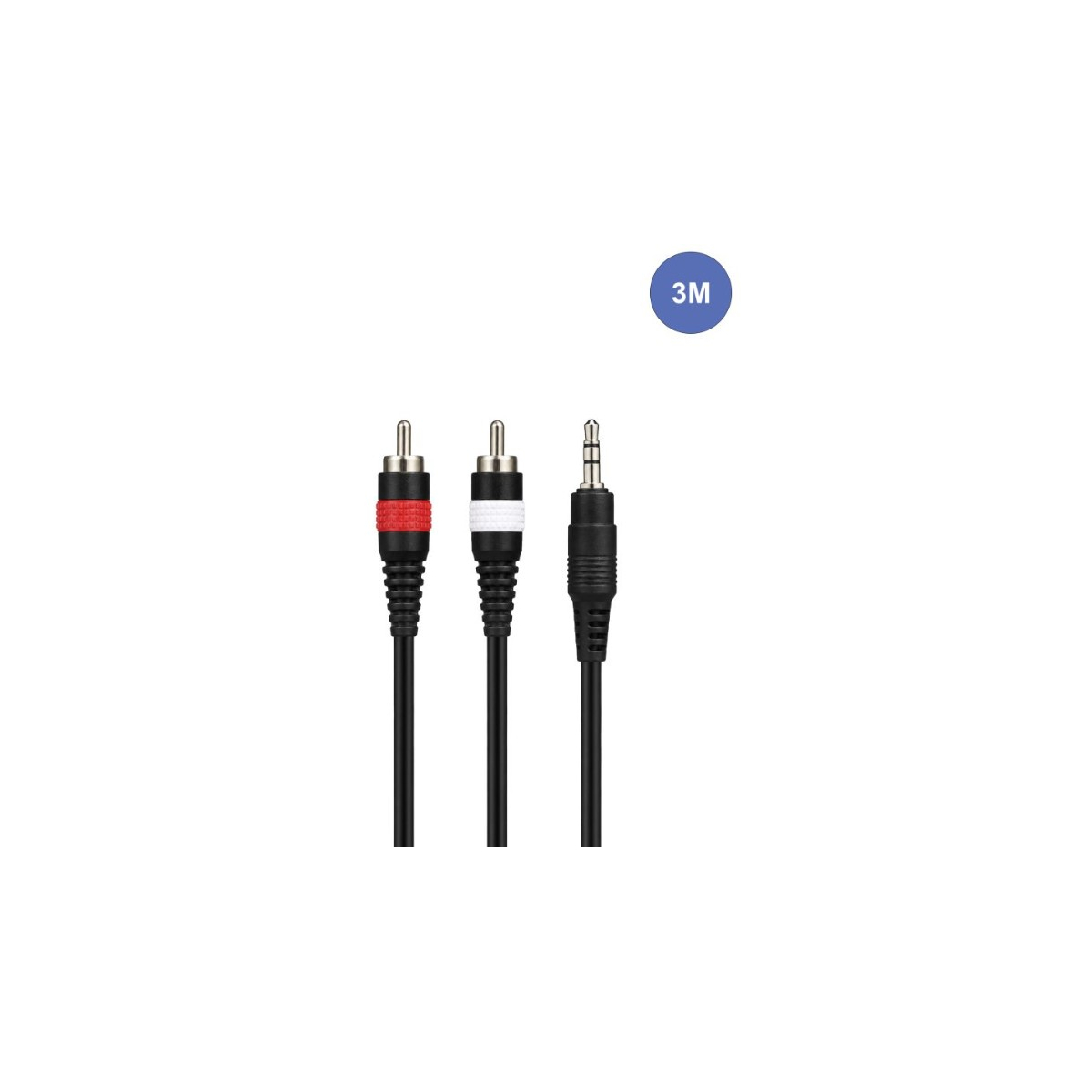 Câbles JACK 3,5 / RCA - Power Acoustics - Accessoires - CAB 2063 (3m)