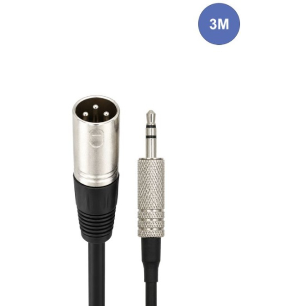 Câbles JACK 3,5 / XLR - Power Acoustics - Accessoires - CAB 2161 (3m)