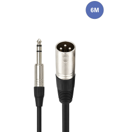 Câbles JACK 6,35 / XLR - Power Acoustics - Accessoires - CAB 2029 (6m)