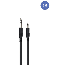 Câbles JACK 3,5 / JACK 6,35 - Power Acoustics - Accessoires - CAB 2108 (3m)