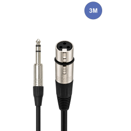 Câbles JACK 6,35 / XLR - Power Acoustics - Accessoires - CAB 2032 (3m)