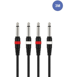 Câbles JACK 6,35 / JACK 6,35 - Power Acoustics - Accessoires - CAB 2079 (3m)