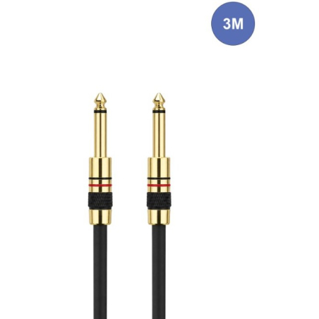 Câbles JACK / JACK instruments - Power Acoustics - Accessoires - CAB 2013 (3m)