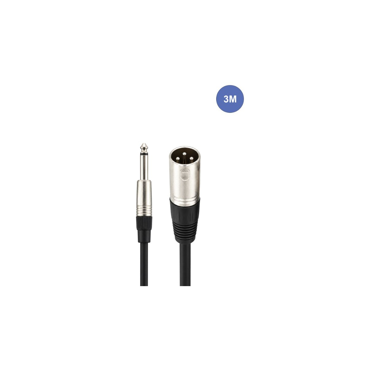 Câbles JACK 6,35 / XLR - Power Acoustics - Accessoires - CAB 2134 (3m)