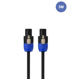 Câbles hauts parleurs SPEAKON - Power Acoustics - Accessoires - CAB 2039 (2x1,5mm - 5m)