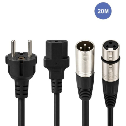 Câbles hybrides alimentation et audio - Power Acoustics - Accessoires - CAB 2096 (20m)