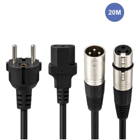 Câbles hybrides alimentation et audio - Power Acoustics - Accessoires - CAB 2096 (20m)
