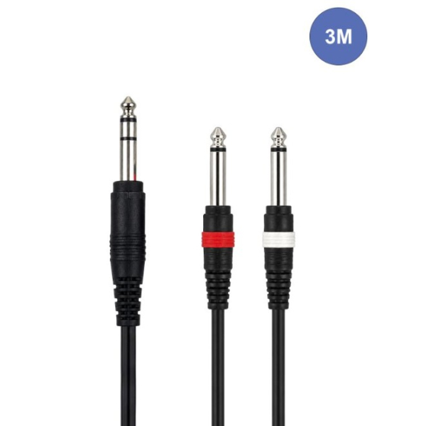 Câbles JACK 6,35 / JACK 6,35 - Power Acoustics - Accessoires - CAB 2081 (3m)