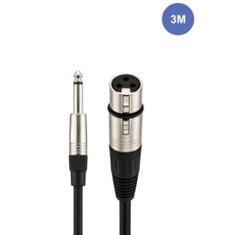 Câbles JACK 6,35 / XLR - Power Acoustics - Accessoires - CAB 2024 (3m)